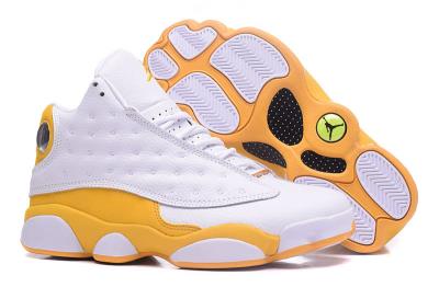 Cheap Air Jordan 13 white/yellow wholesale No. 396